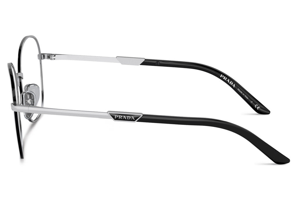 Prada - PR 64YV Eyeglasses Silver/Black (GAQ1O1)