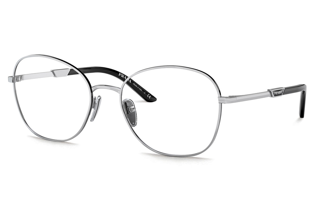 Prada - PR 64YV Eyeglasses Silver/Black (GAQ1O1)
