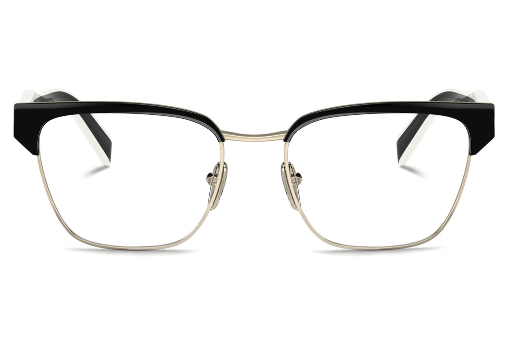 Prada - PR 65YV Eyeglasses Black/Pale Gold (18A1O1)