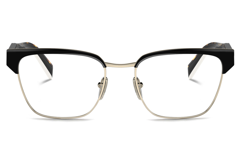 Prada - PR 65YV Eyeglasses Black/Pale Gold (AAV1O1)