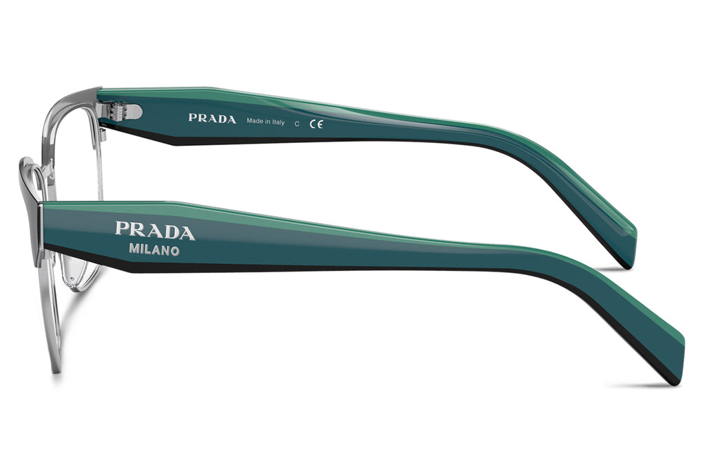 Prada - PR 65YV Eyeglasses Black/Silver (GAQ1O1)