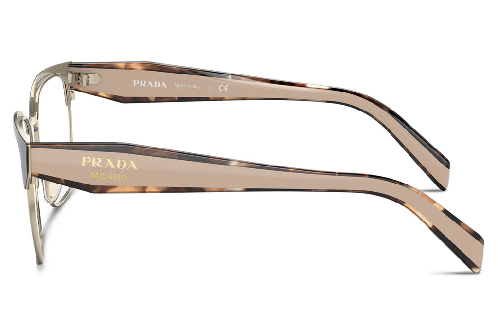 Prada - PR 65YV Eyeglasses Brown/Pale Gold (KOF1O1)