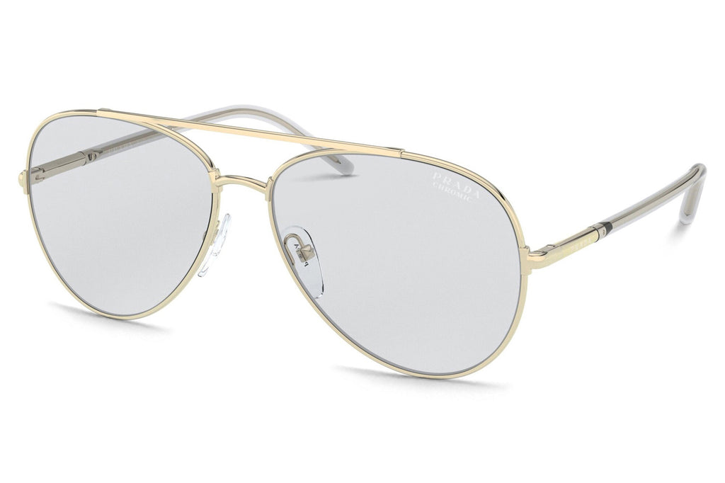Prada - PR 66XS Sunglasses Pale Gold with Photo Grey Lenses (ZVN07D)