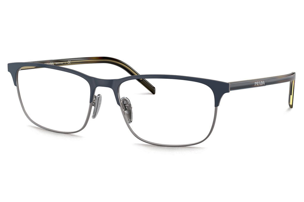 Prada - PR 66YV Eyeglasses Matte Baltic/Gunmetal (02N1O1)