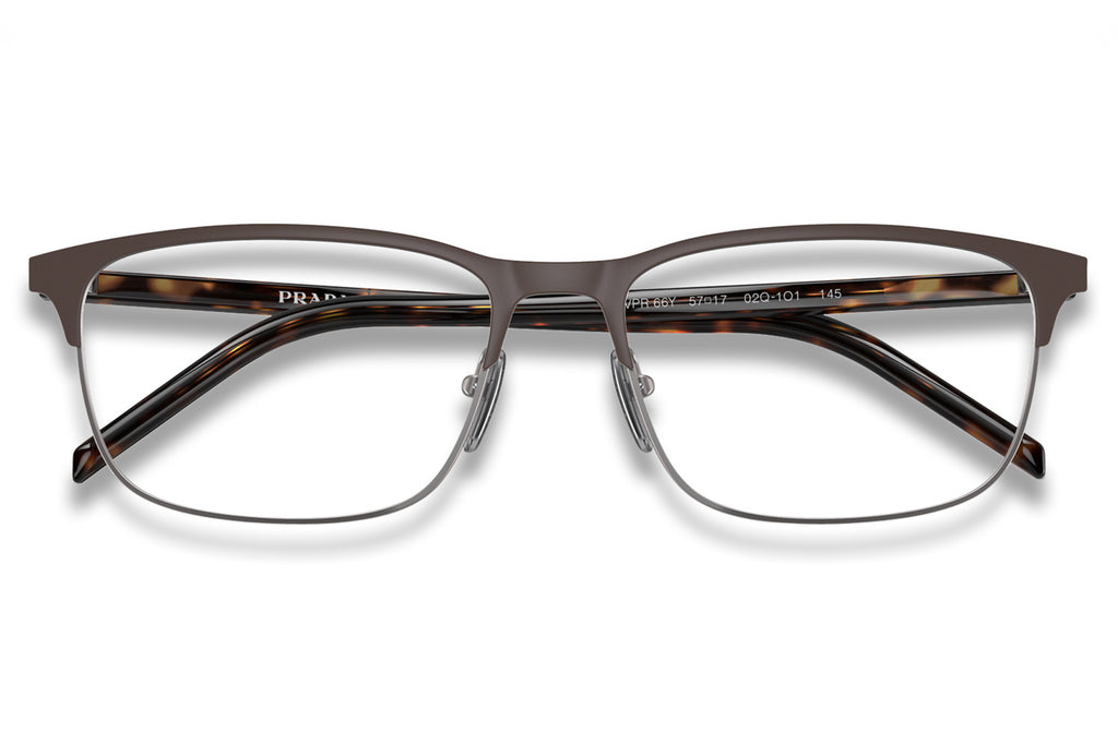 Prada - PR 66YV Eyeglasses Matte Burnished/Matte Gunmetal (02Q1O1)
