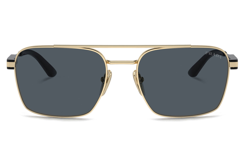 Prada - PR 67ZS Sunglasses Pale Gold with Dark Grey Lenses (ZVN09T)