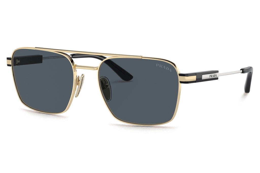 Prada - PR 67ZS Sunglasses Pale Gold with Dark Grey Lenses (ZVN09T)
