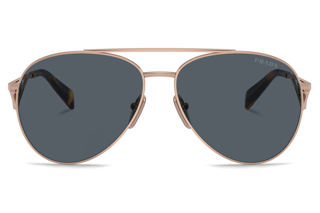 Prada - PR 73ZS Sunglasses Rose Gold with Dark Grey Lenses (SVF09T)