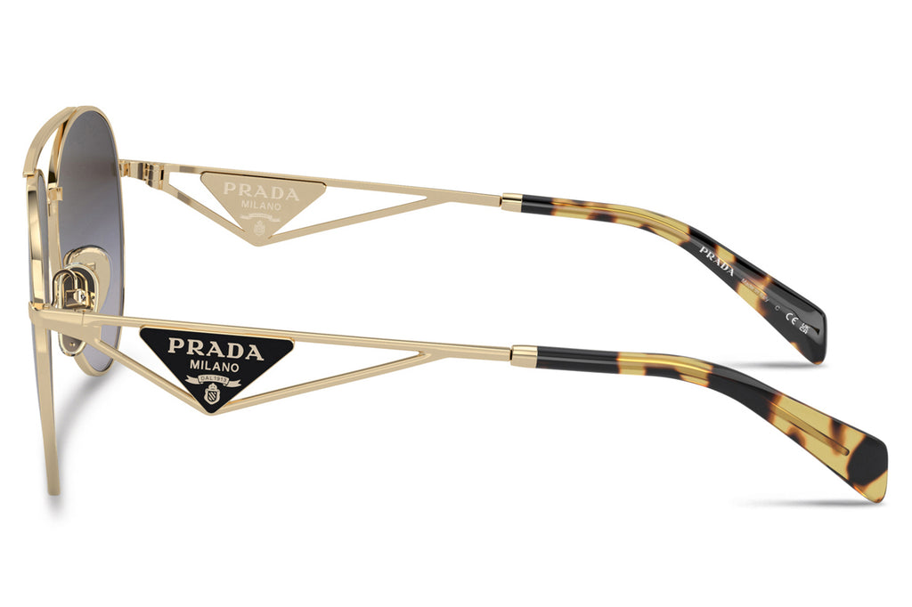 Prada - PR 73ZS Sunglasses Pale Gold with Grey Gradient Lenses (ZVN5D1)