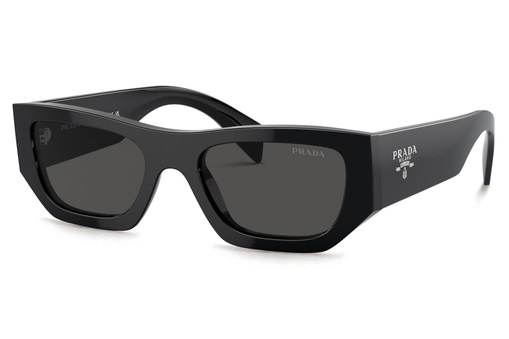 Prada - PR A01SF Sunglasses Black with Dark Grey Lenses (16K08Z)
