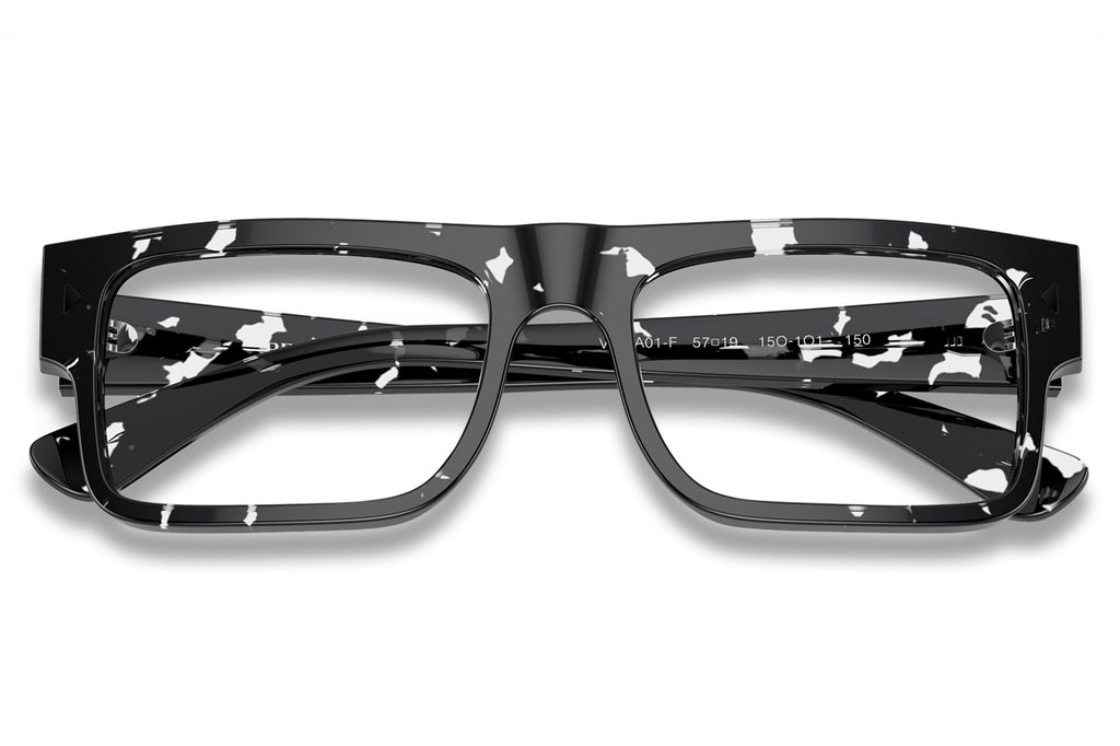 Prada - PR A01VF (Low Bridge Fit) Black Crystal Tortoise (15O1O1)