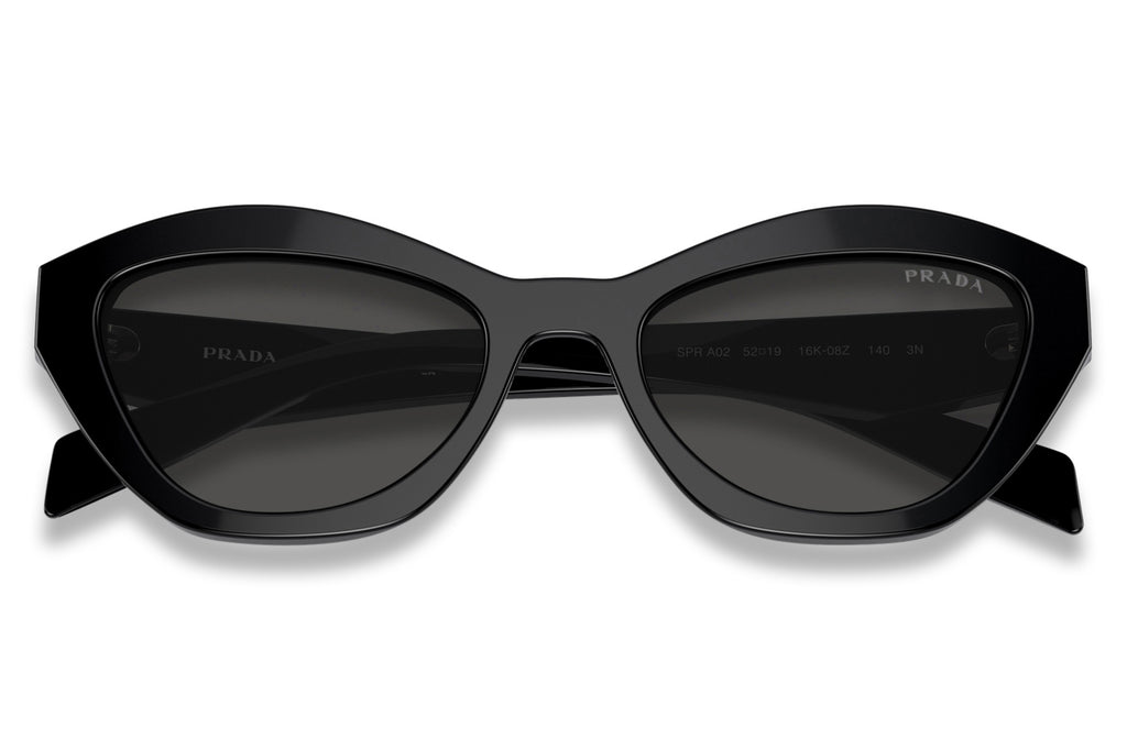 Prada - PR A02S Sunglasses Black with Dark Grey Lenses (16K08Z)