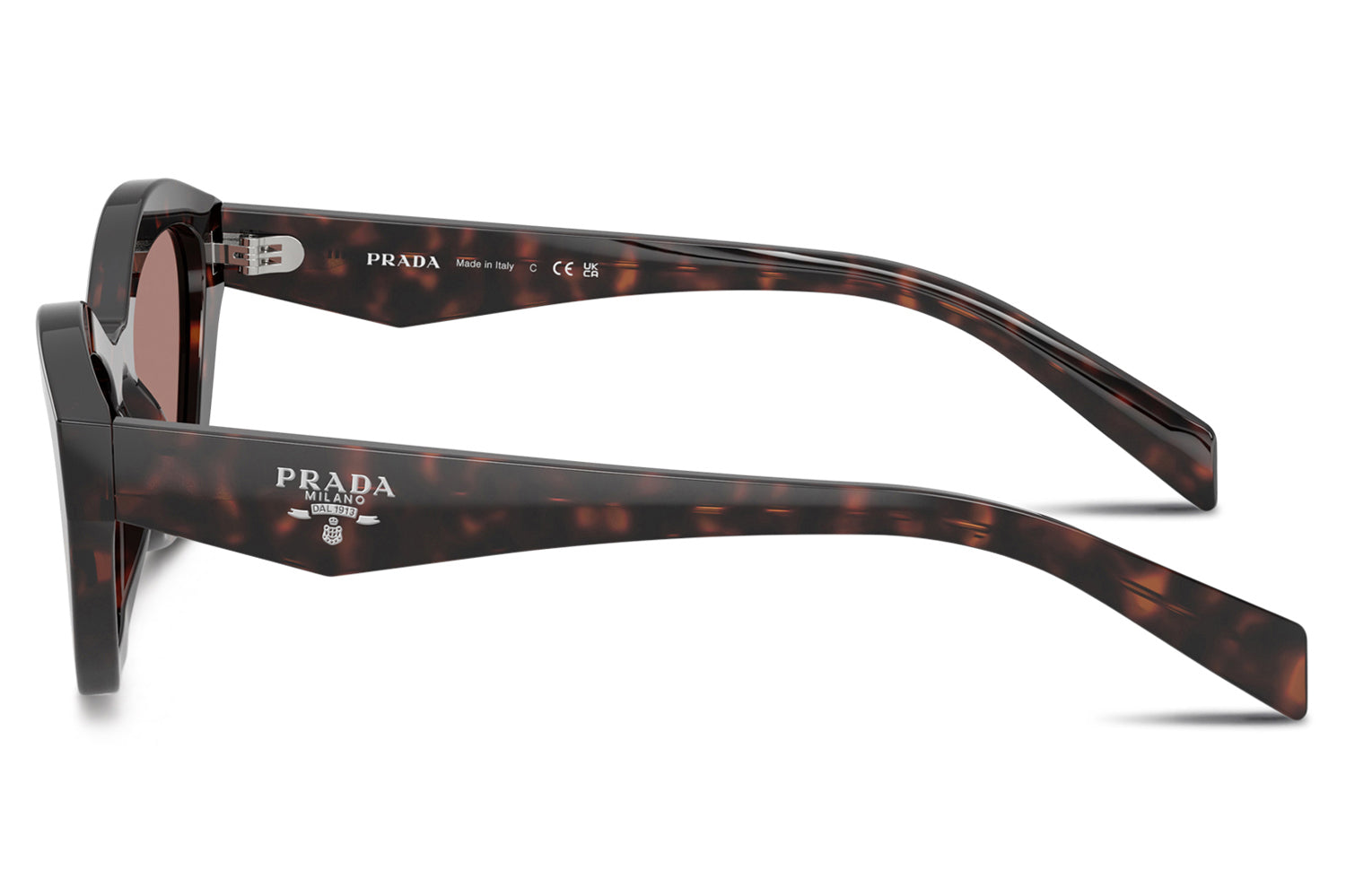 NEW PRADA SUNGLASSES PRA02SF 17O60B BROWN WOMEN EYEWEAR PR A02SF, SPR A02S PR A02SF Sunglasses - Prada Authorized Retailer | coolframes  main image 2