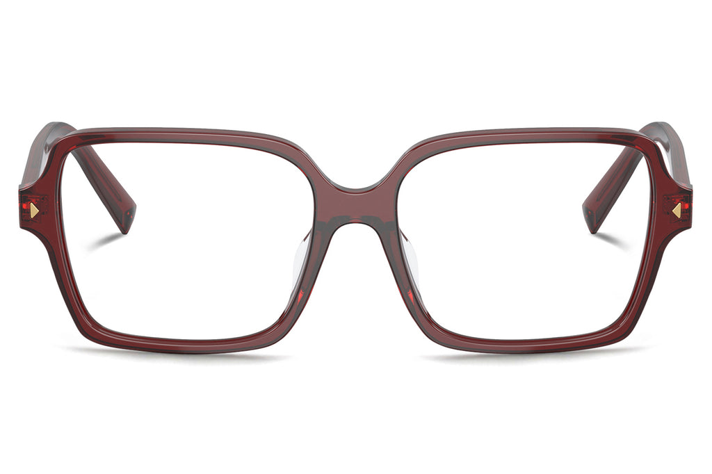Prada - PR A02VF (Low Bridge Fit) Eyeglasses Transparent Red (16P1O1)