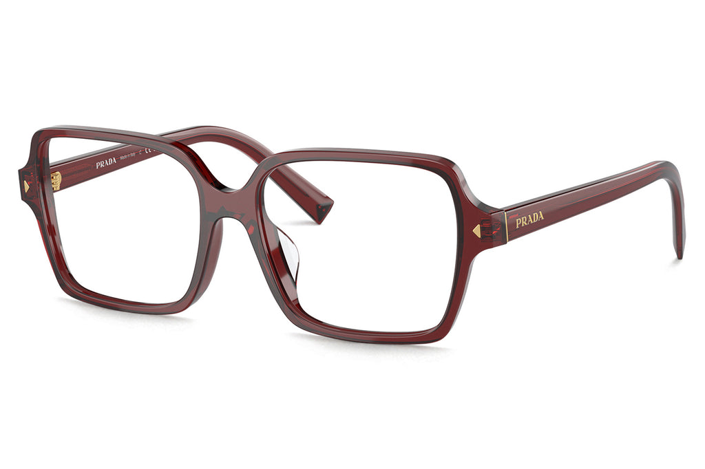 Prada - PR A02VF (Low Bridge Fit) Eyeglasses Transparent Red (16P1O1)