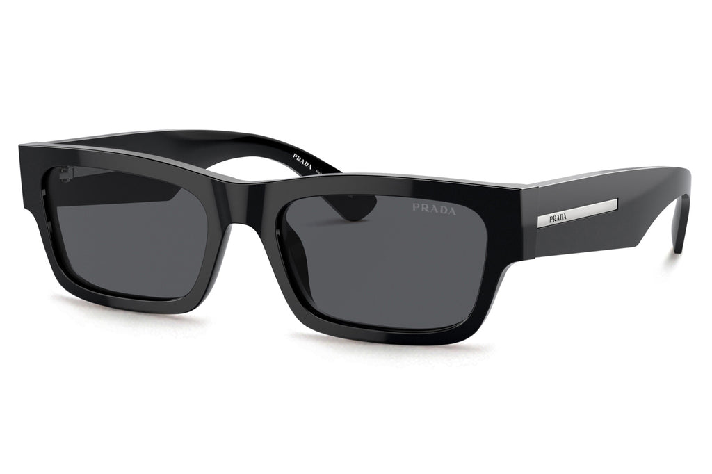 Prada - PR A03S Sunglasses Black with Blue Vintage Lenses (16K07T)