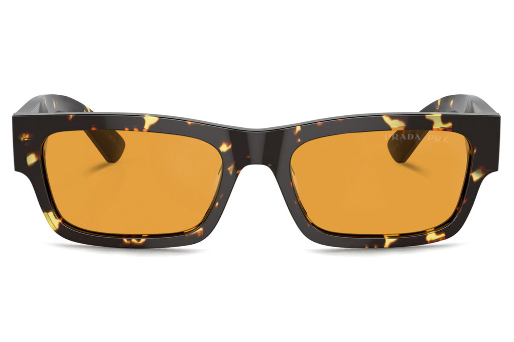 Prada - PR A03S Sunglasses Havana Black Yellow with Yellow Polar Lenses (16O20C)