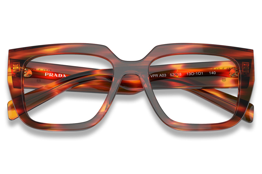 Prada - PR A03V Eyeglasses Havana Red (13O1O1)