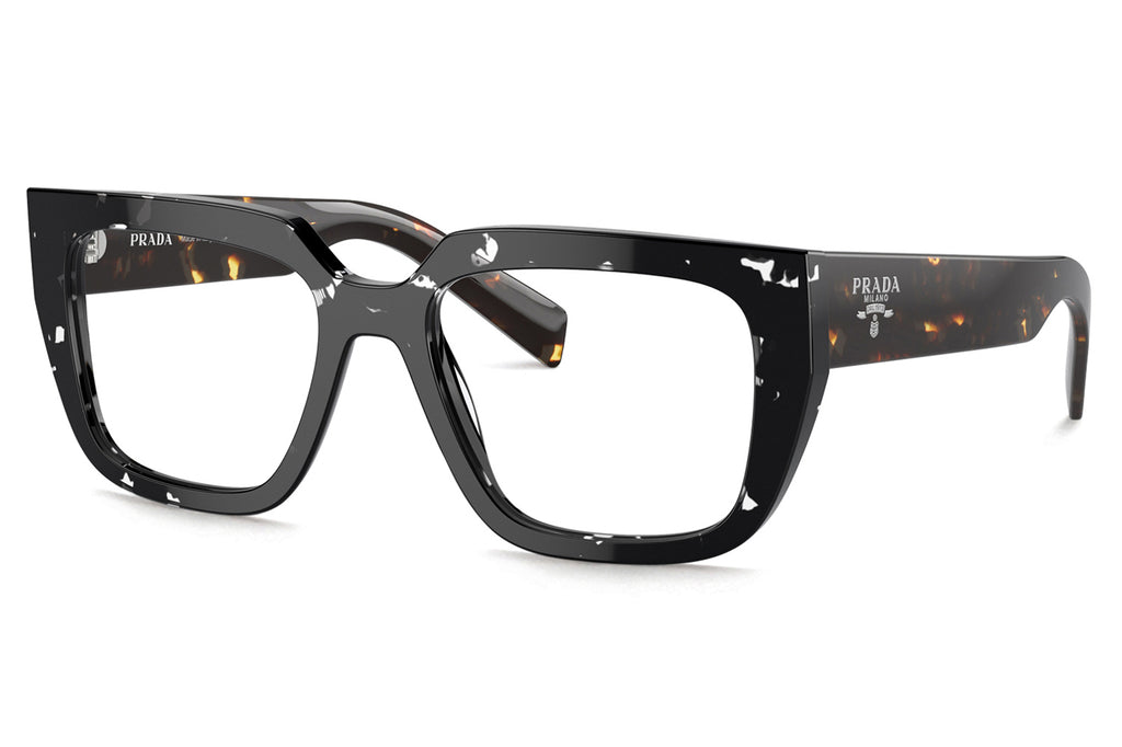 Prada - PR A03V Eyeglasses Black Crystal Tortoise (15O1O1)
