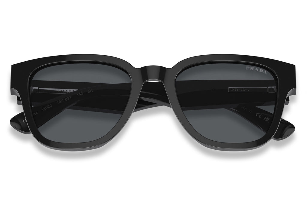 Prada - PR A04S Sunglasses Black with Blue Vintage Lenses (16K07T)