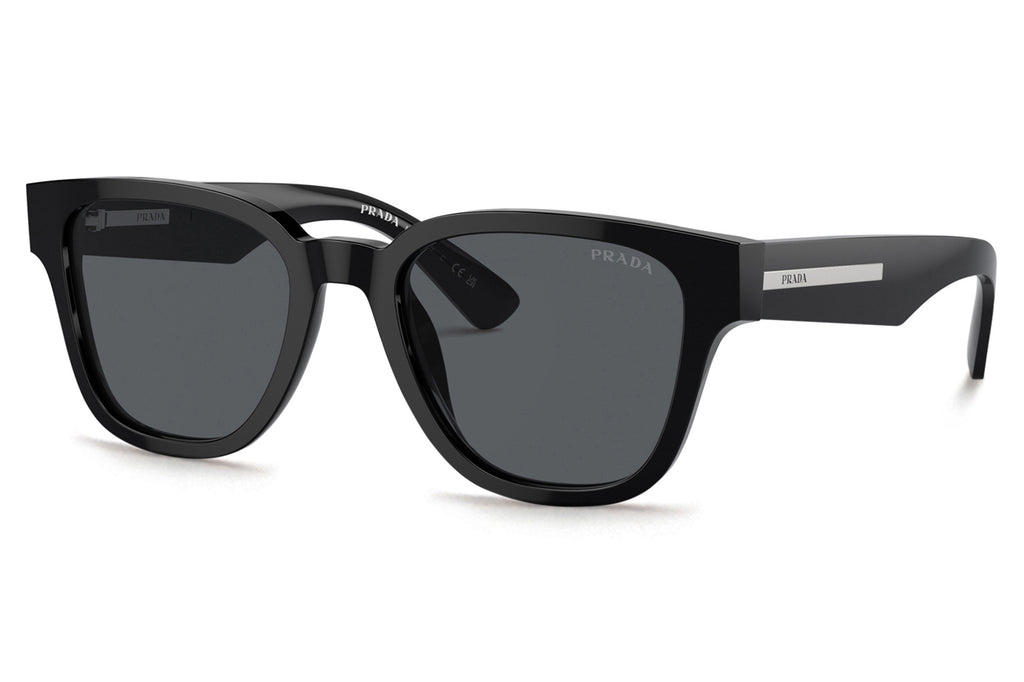 Prada - PR A04S Sunglasses Black with Blue Vintage Lenses (16K07T)