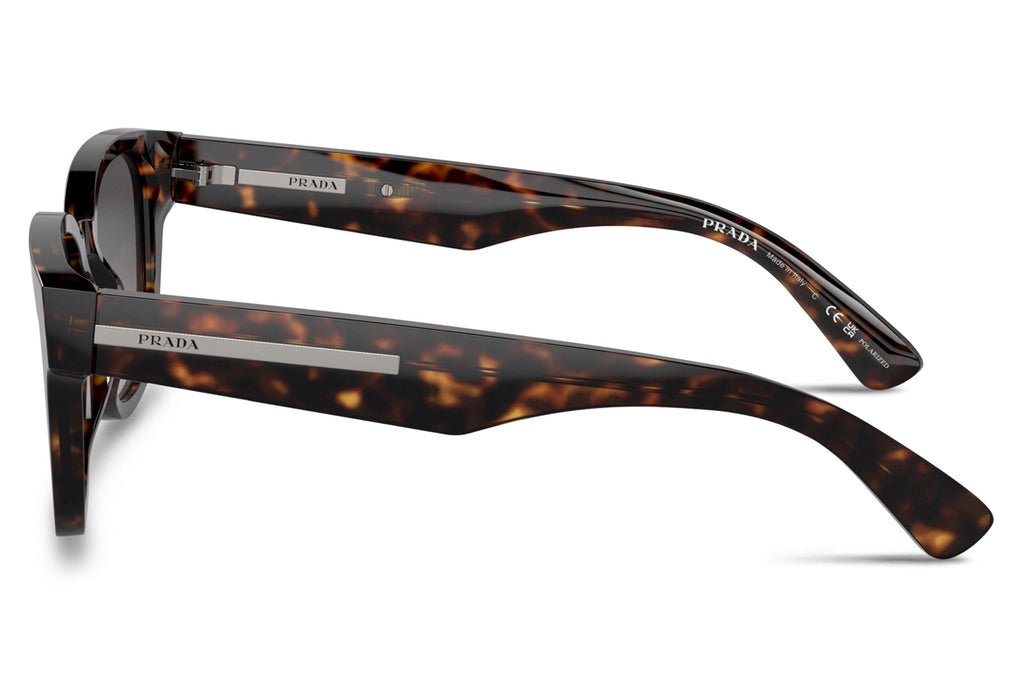 Prada - PR A04S Sunglasses Tortoise with Grey Gradient Polar Lenses (19J09G)