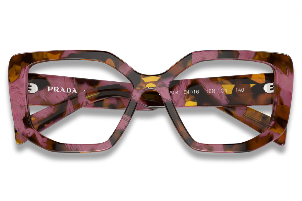 Prada - PR A04V Eyeglasses Cognac Begonia Tortoise (18N1O1)