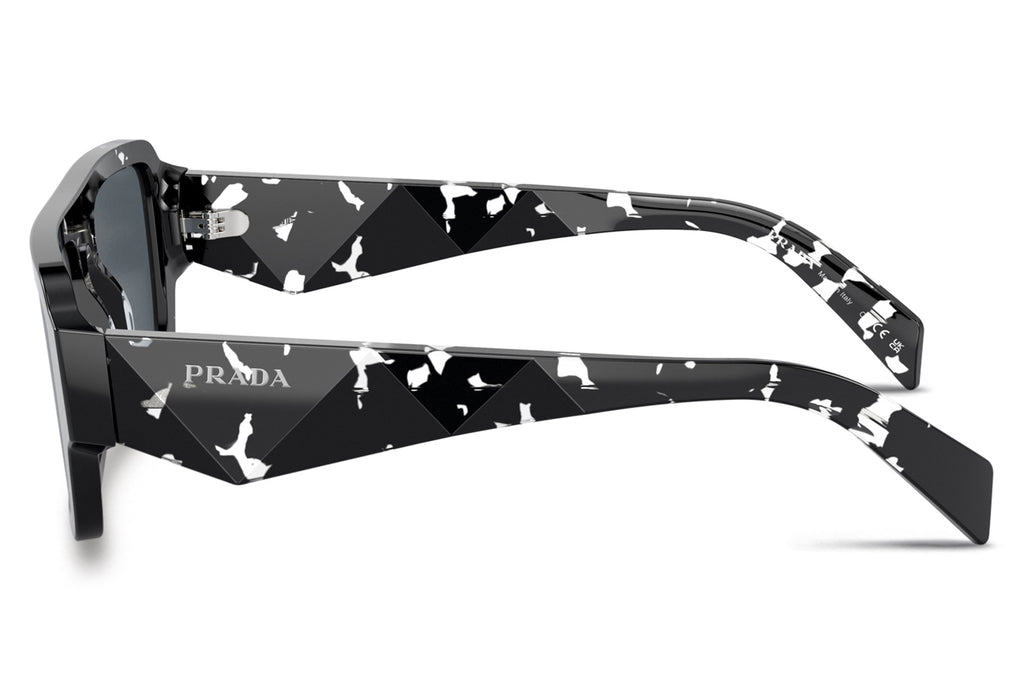 Prada - PR A05SF Sunglasses Tortoise Black Crystal with Dark Grey Lenses (15O70B)