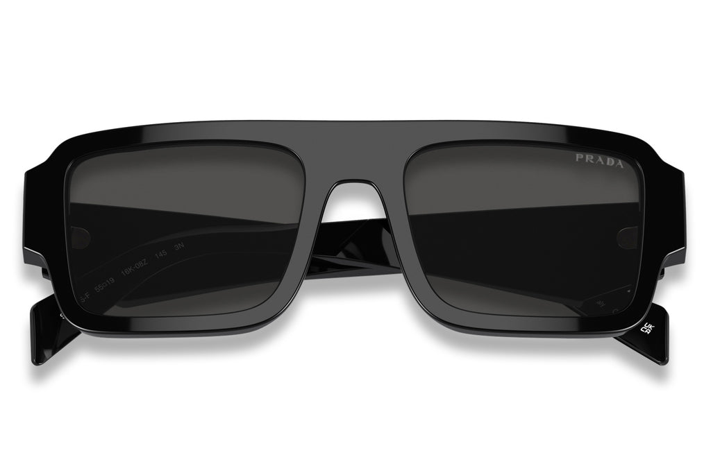 Prada - PR A05SF Sunglasses Black with Dark Grey Lenses (16K08Z)
