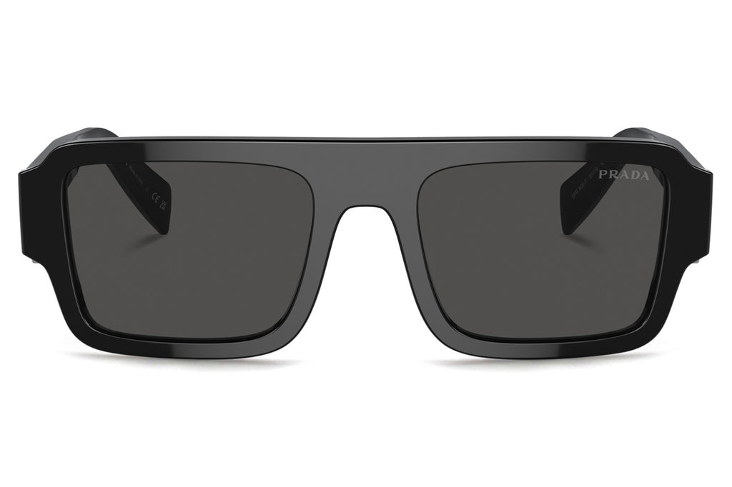 Prada - PR A05SF Sunglasses Black with Dark Grey Lenses (16K08Z)