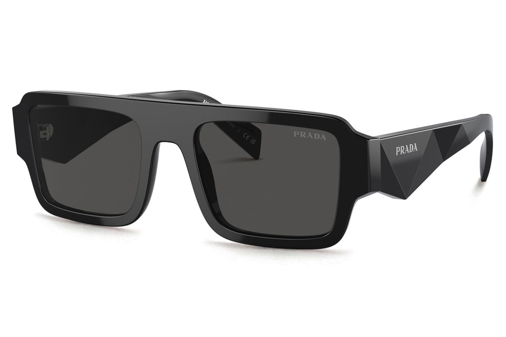 Prada - PR A05SF Sunglasses Black with Dark Grey Lenses (16K08Z)