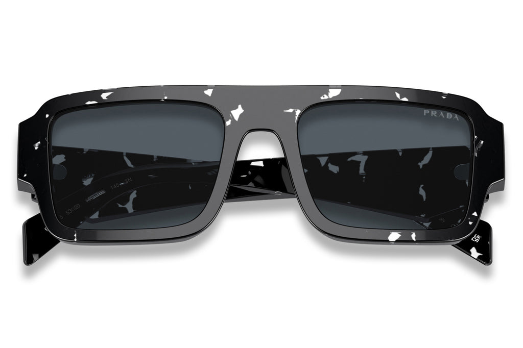 Prada - PR A05S Sunglasses Tortoise Black Crystal with Dark Grey Lenses (15O70B)