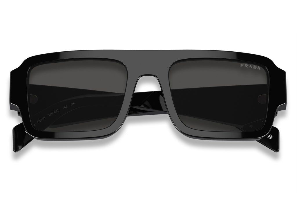 Prada - PR A05S Sunglasses Black with Dark Grey Lenses (16K08Z)