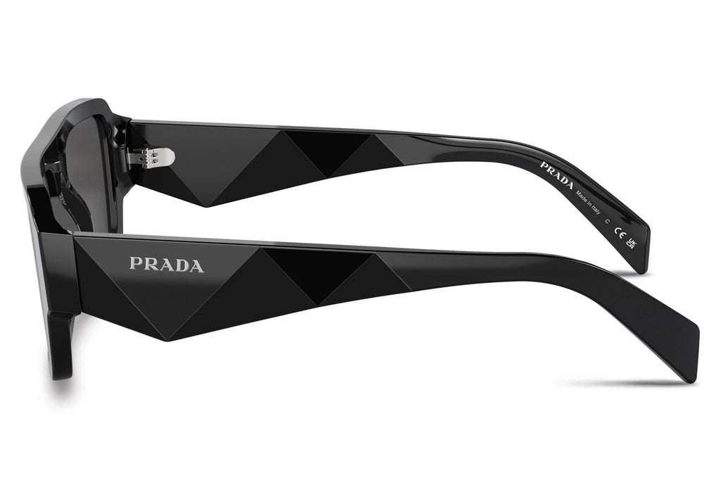 Prada - PR A05S Sunglasses Black with Dark Grey Lenses (16K08Z)