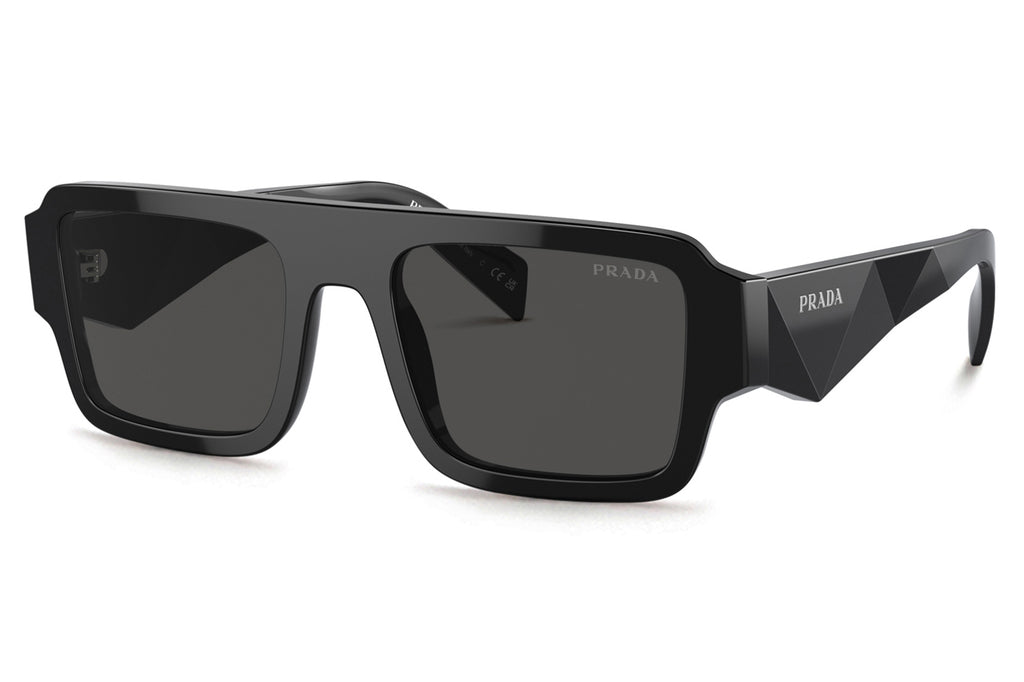 Prada - PR A05S Sunglasses Black with Dark Grey Lenses (16K08Z)