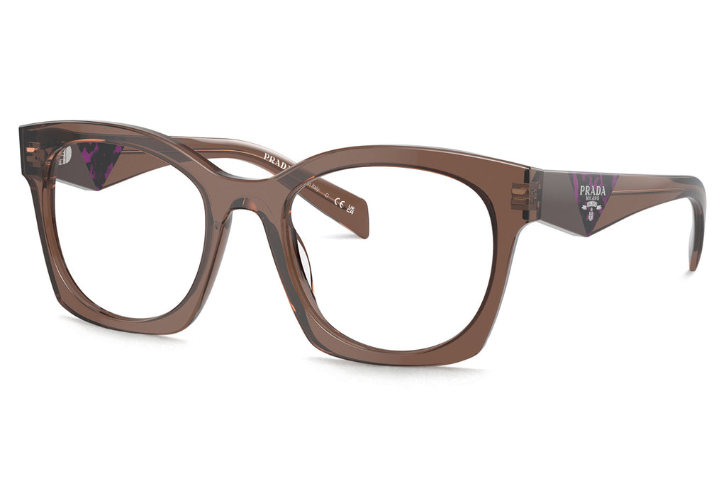 Prada - PR A05VF (Low Bridge Fit) Eyeglasses Transparent Brown (17O1O1)