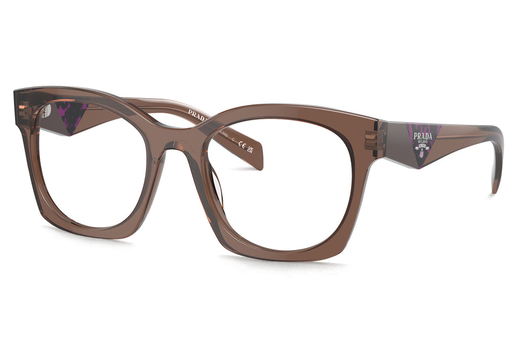 Prada - PR A05V Eyeglasses Transparent Brown (17O1O1)