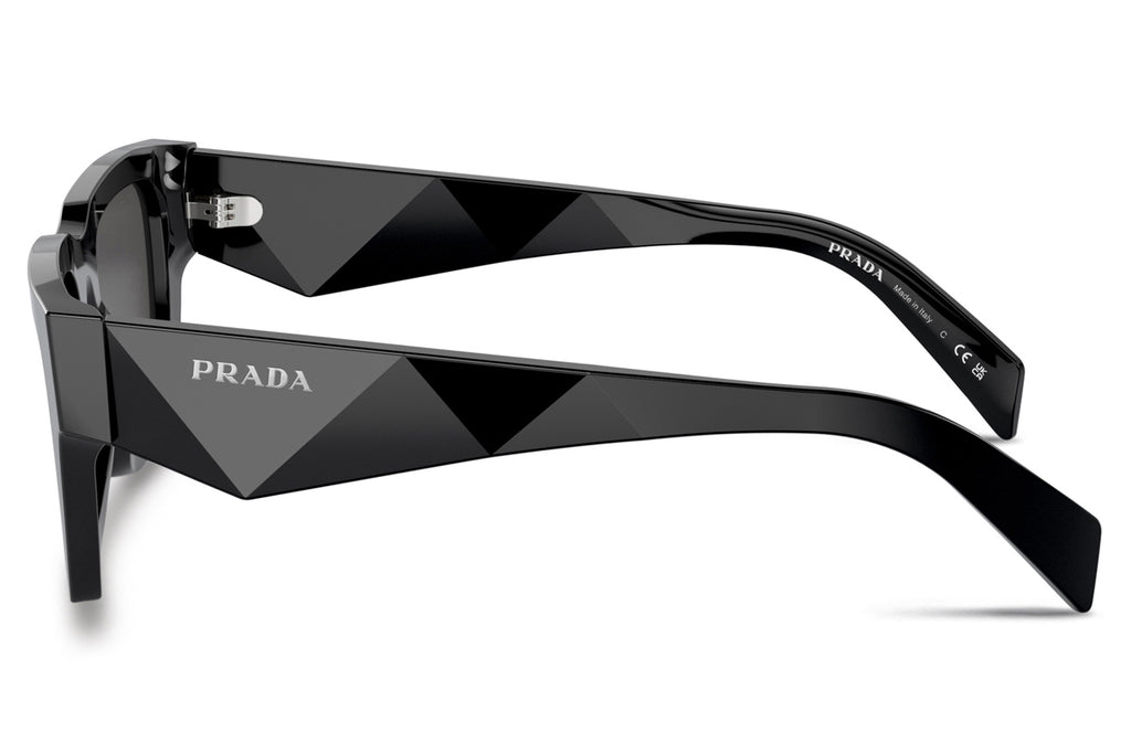 Prada - PR A06SF Sunglasses Black with Dark Grey Lenses (16K08Z)