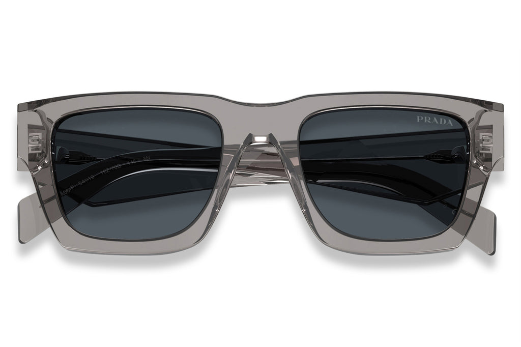 Prada - PR A06SF Sunglasses Transparent Dark Grey with Dark Grey Lenses (16Z70B)