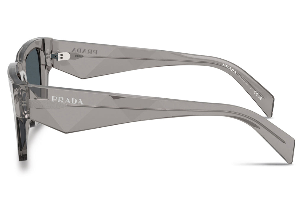 Prada - PR A06SF Sunglasses Transparent Dark Grey with Dark Grey Lenses (16Z70B)