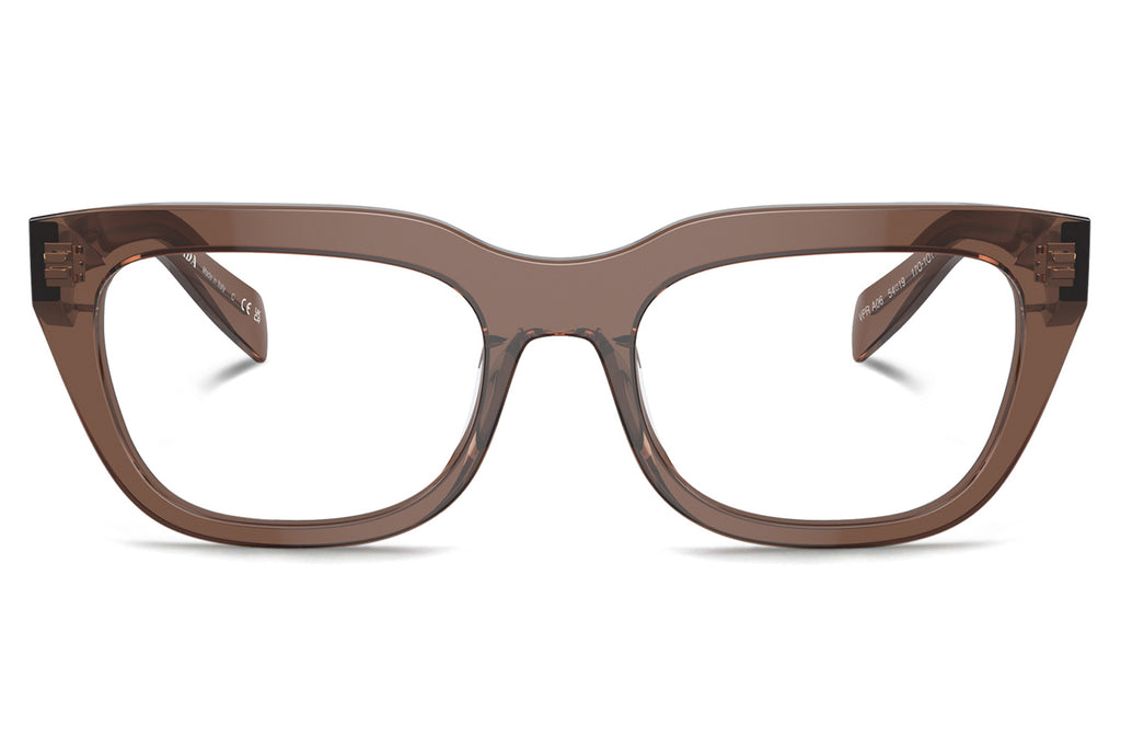 Prada - PR A06V Eyeglasses Transparent Brown (17O1O1)