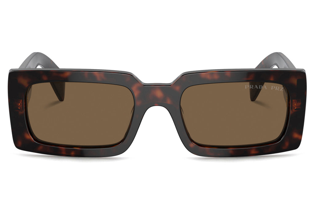 Prada - PR A07SF Sunglasses Briar Tortoise with Dark Brown Polar Lenses (16N5Y1)