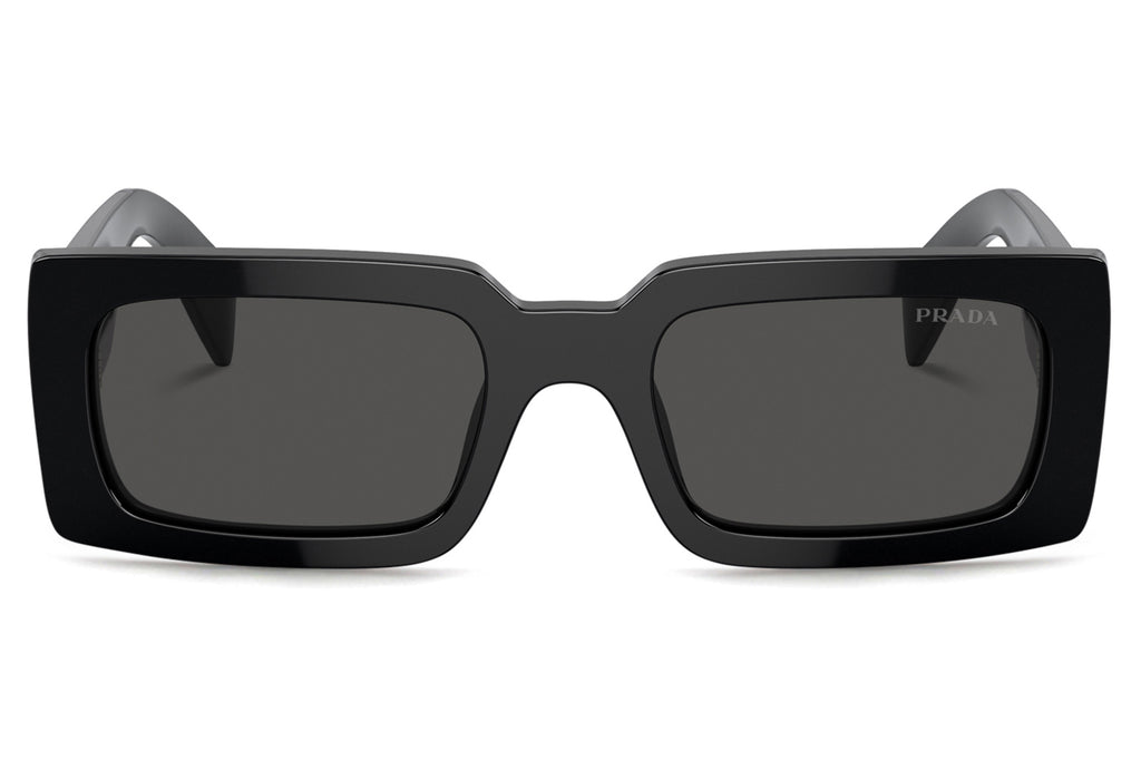 Prada - PR A07SF Sunglasses Black with Dark Grey Lenses (1AB5S0)
