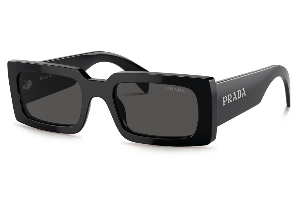 Prada - PR A07SF Sunglasses Black with Dark Grey Lenses (1AB5S0)