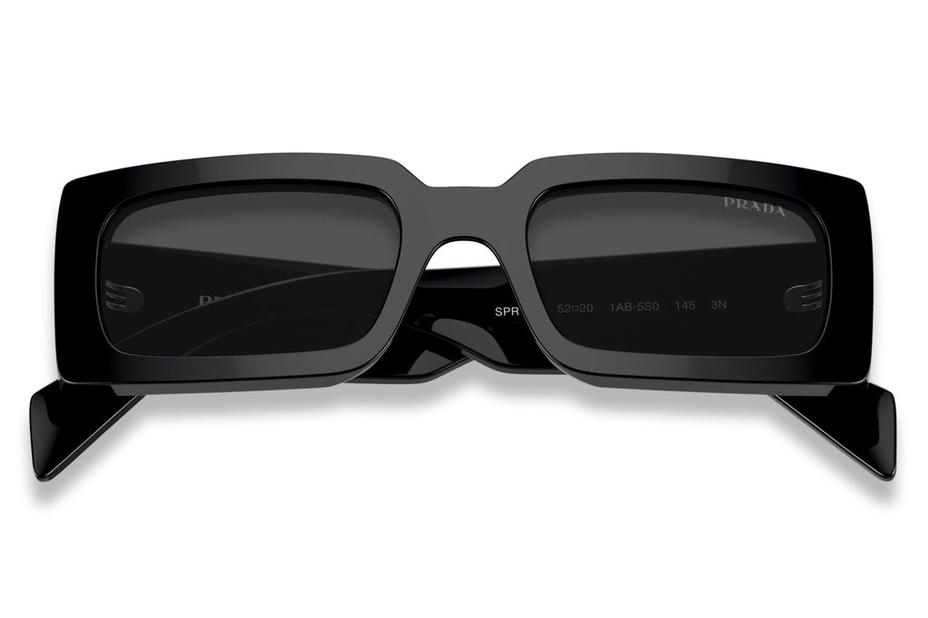 Prada - PR A07S Sunglasses Black with Dark Grey Lenses (1AB5S0)