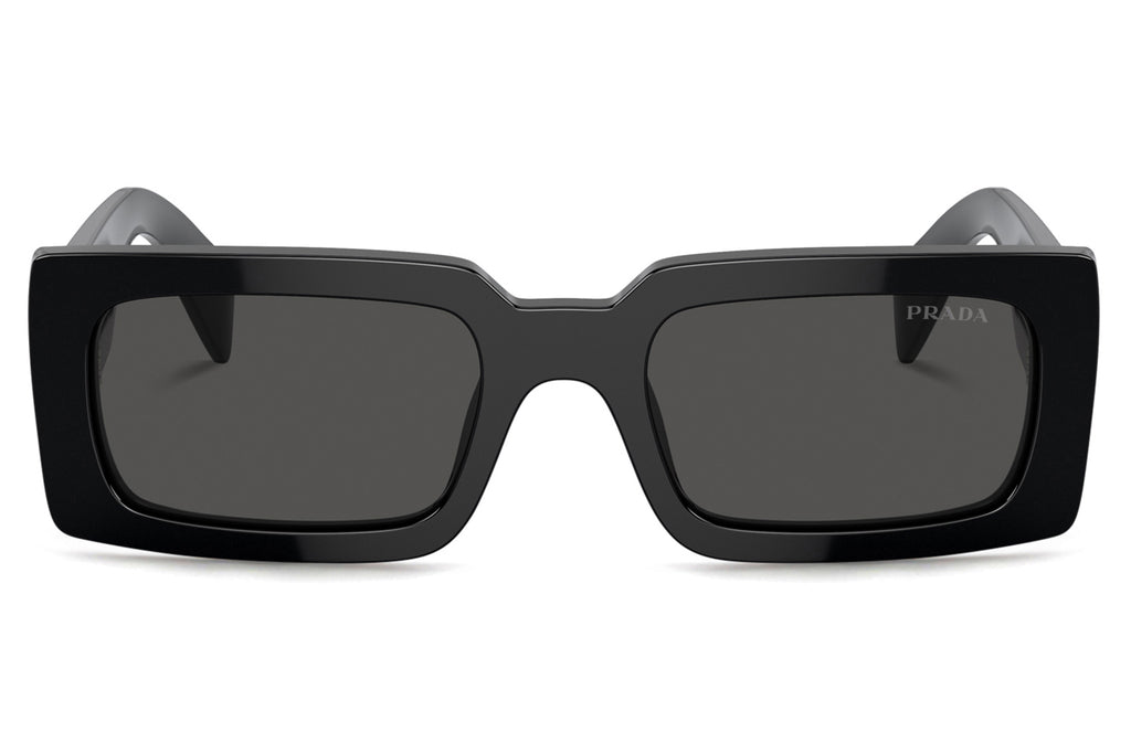 Prada - PR A07S Sunglasses Black with Dark Grey Lenses (1AB5S0)