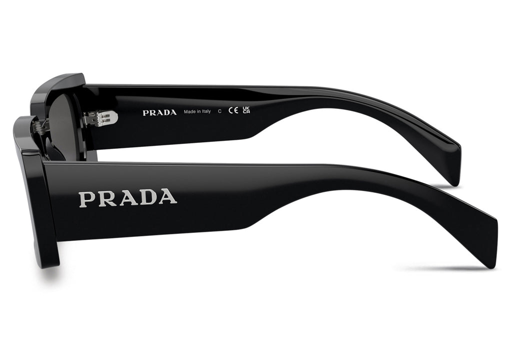 Prada - PR A07S Sunglasses Black with Dark Grey Lenses (1AB5S0)