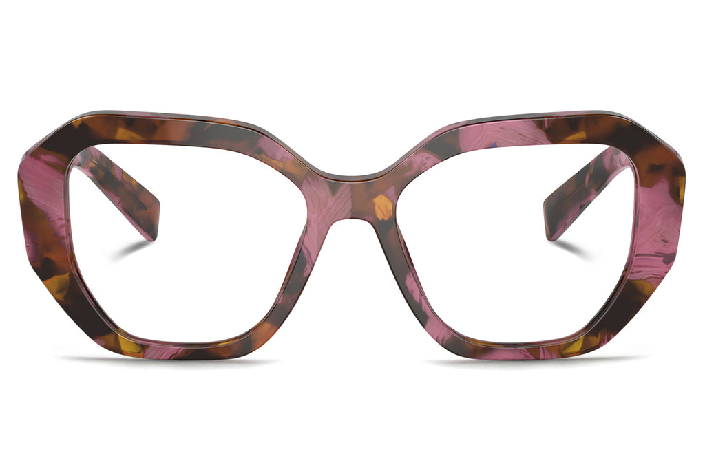 Prada - PR A07V Eyeglasses Cognac Begonia Tortoise (18N1O1)