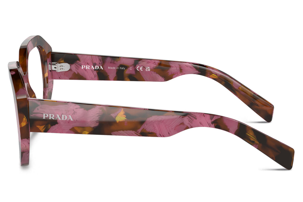 Prada - PR A07V Eyeglasses Cognac Begonia Tortoise (18N1O1)