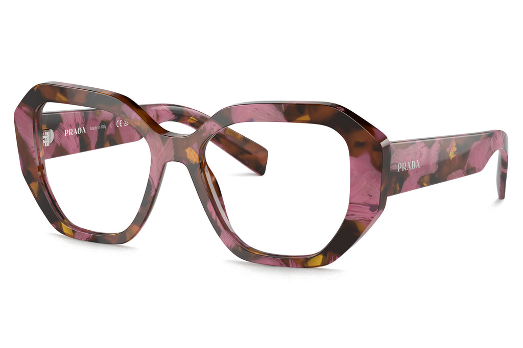 Prada - PR A07V Eyeglasses Cognac Begonia Tortoise (18N1O1)